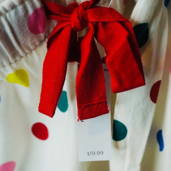 Old Navy Polkadot Matching Flannel Pajama Bottom - Picture 6 of 7